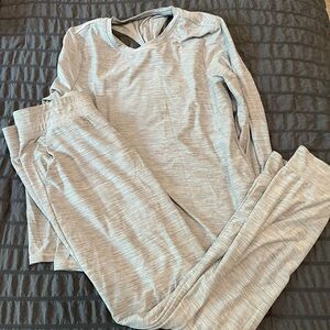 Gray activewear set